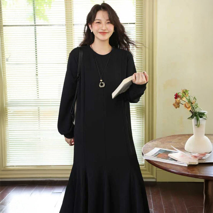 ブラックマーメイドラインワンピース