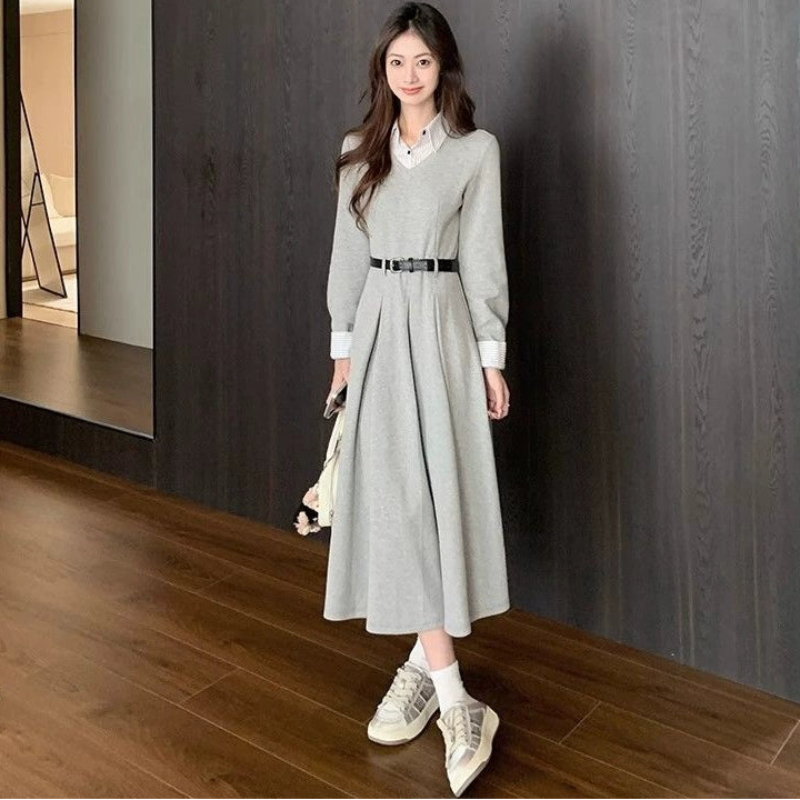 クラシカルレイヤードワンピース