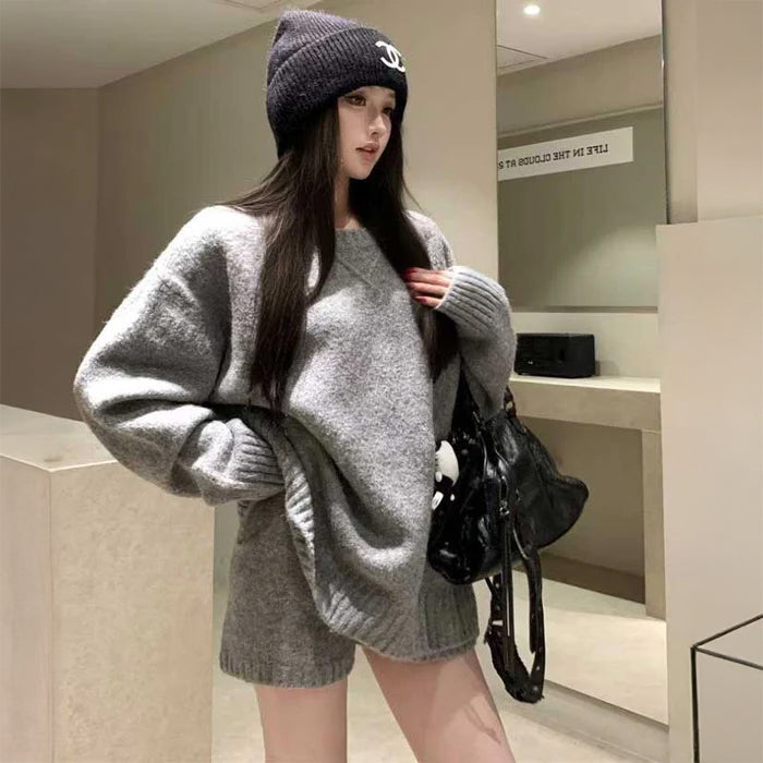 ゆるニットセットアップ(3colors)