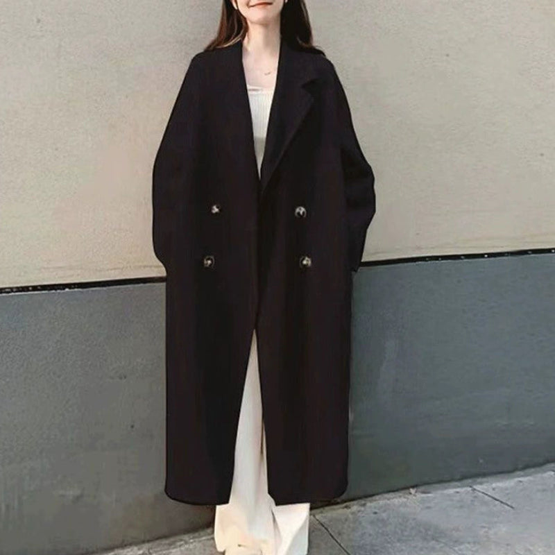 ウールブレンドロングコート(6colors)