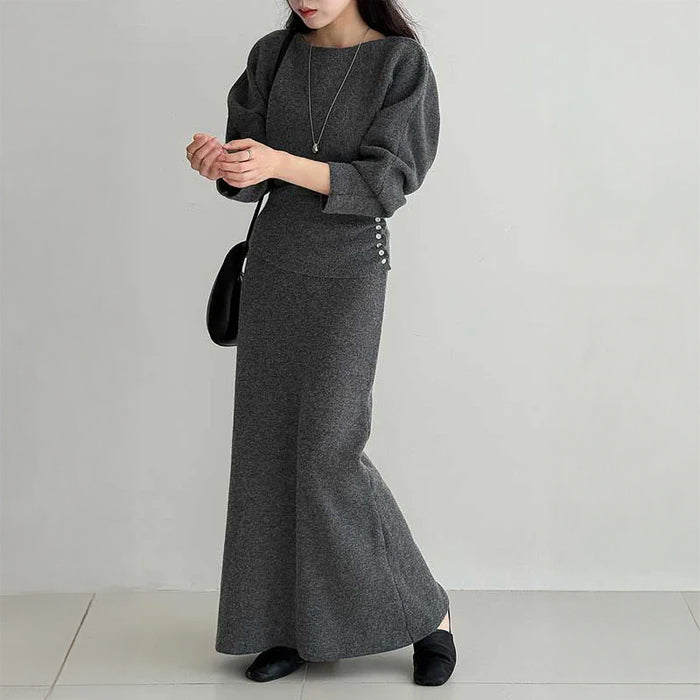 ウエストマークニットセットアップ(4colors)