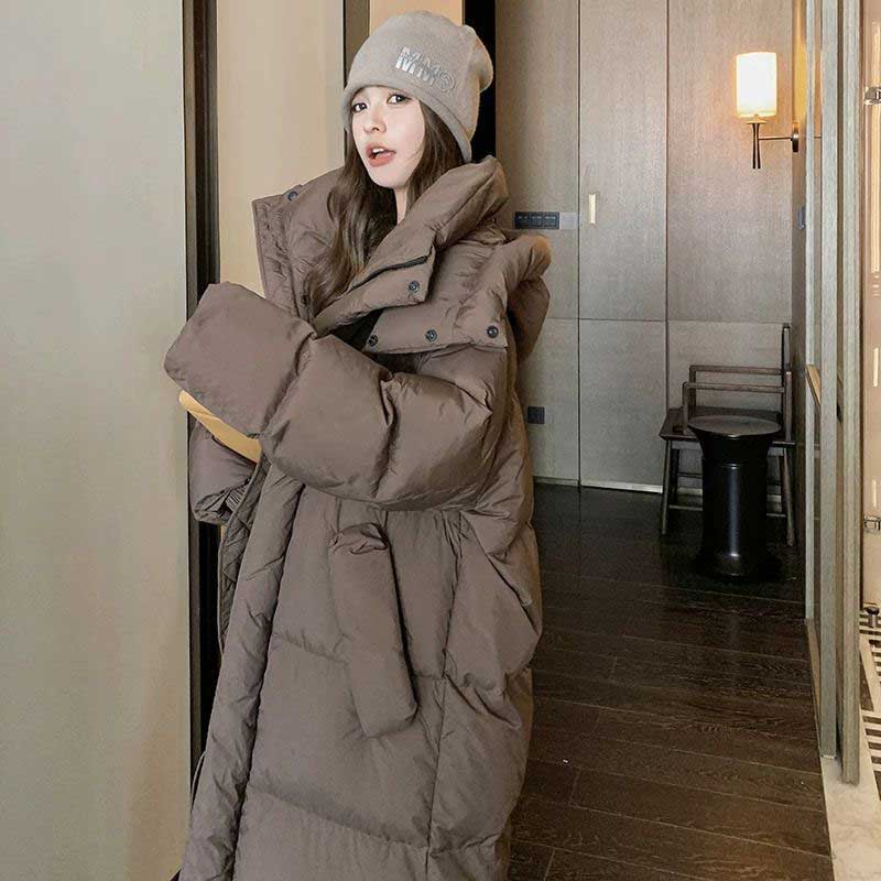 コクーンロングダウンコート(2colors)