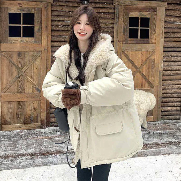 ボアフード中綿コート(3colors)