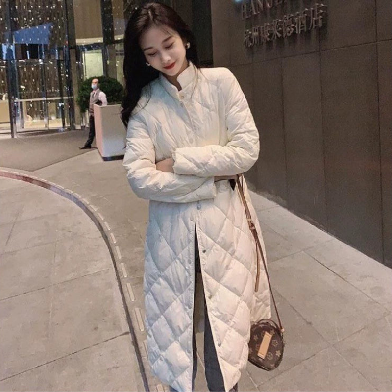 スタンドカラーキルティングコート(2colors)