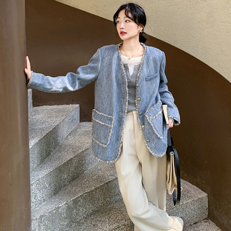 フリンジデザインブレザージャケット