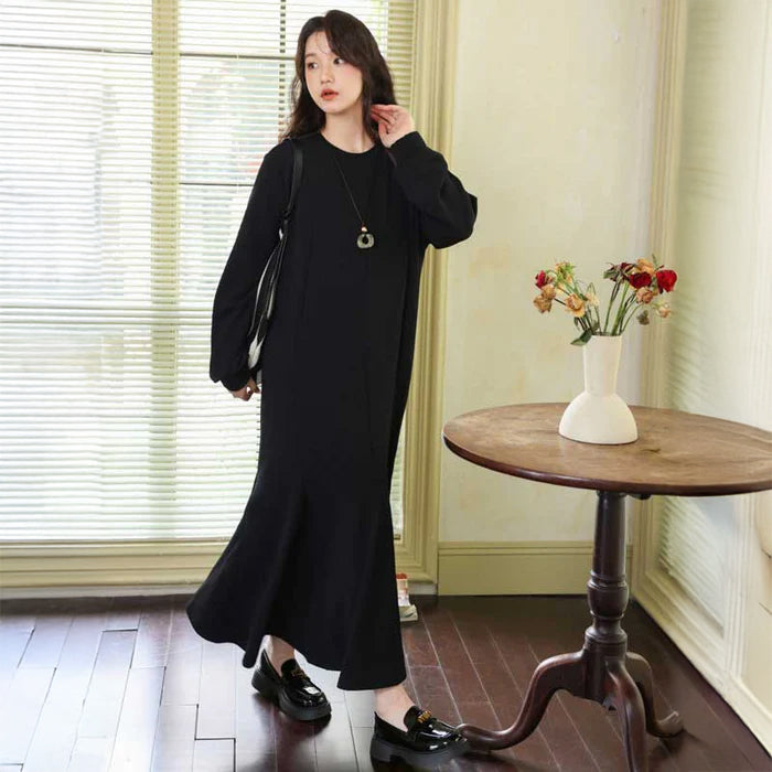 ブラックマーメイドラインワンピース