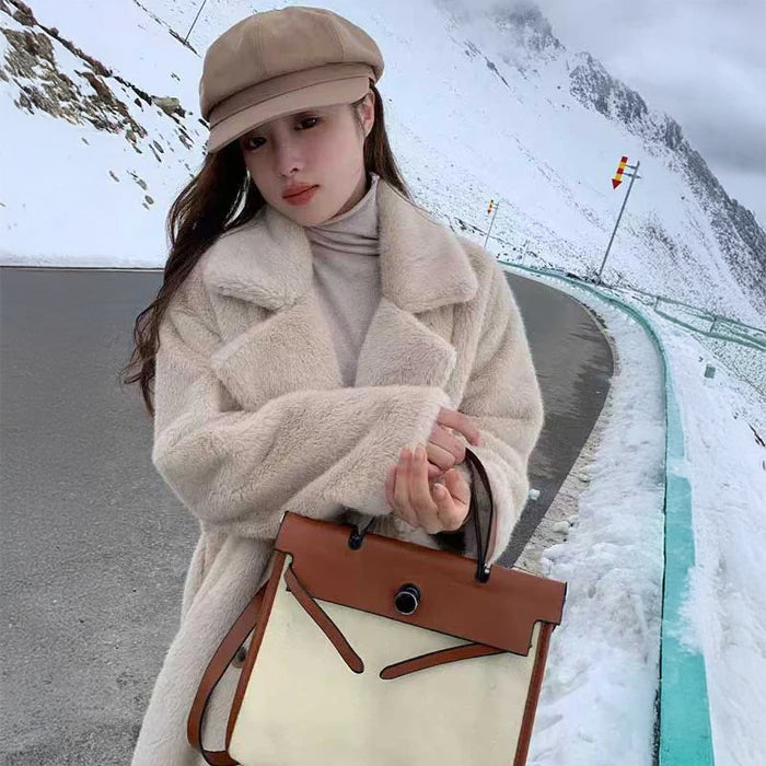 ロング丈ファーコート(3colors)