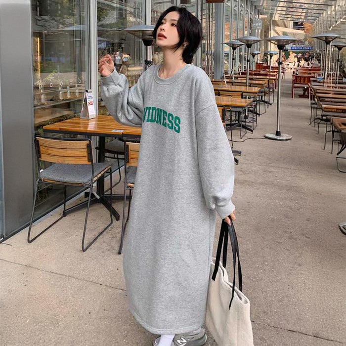 ロゴスウェットワンピース(2colors)