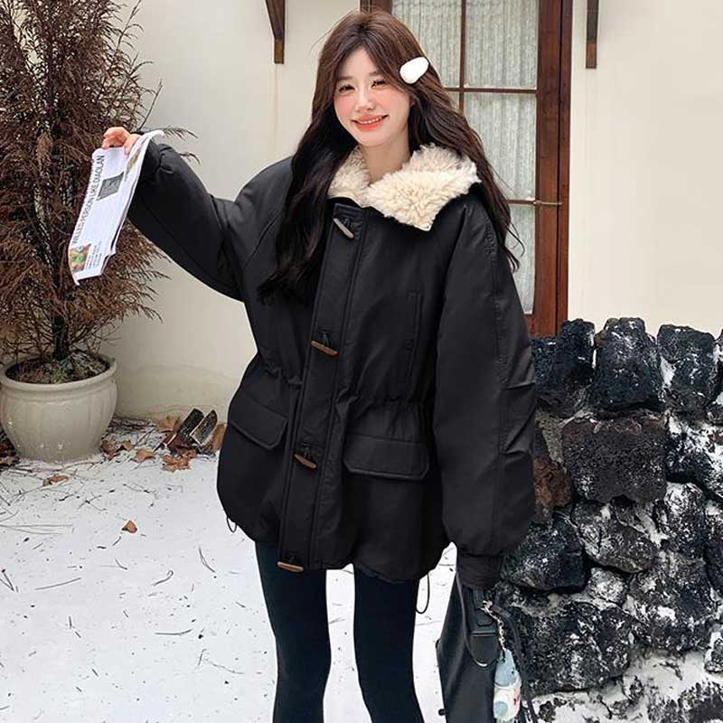 ボアフード中綿コート(3colors)