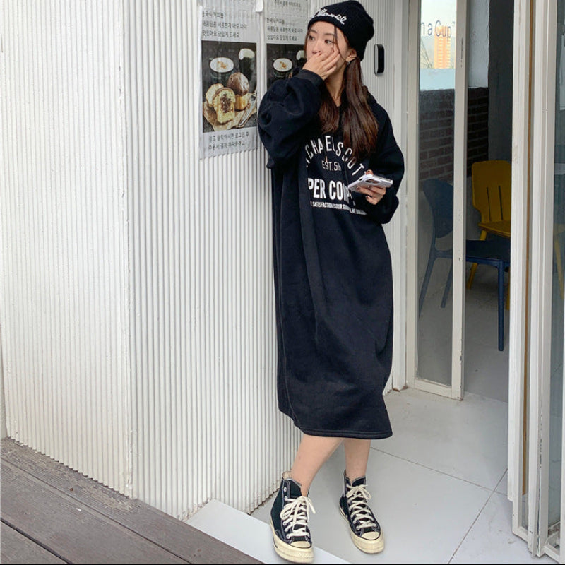 ビッグロゴパーカーワンピース(3colors)