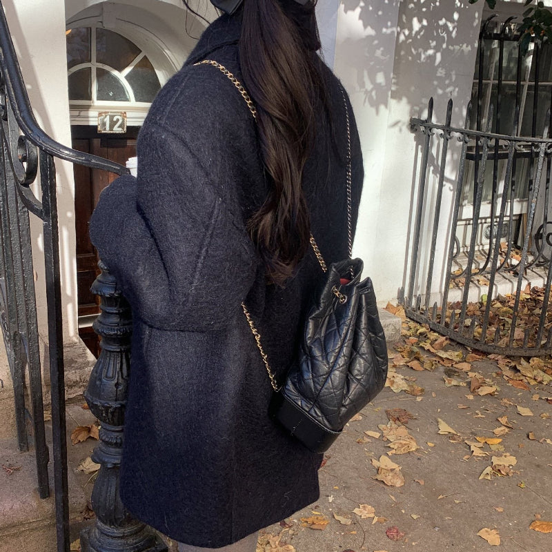 ウールブレンドハーフコート(3colors)