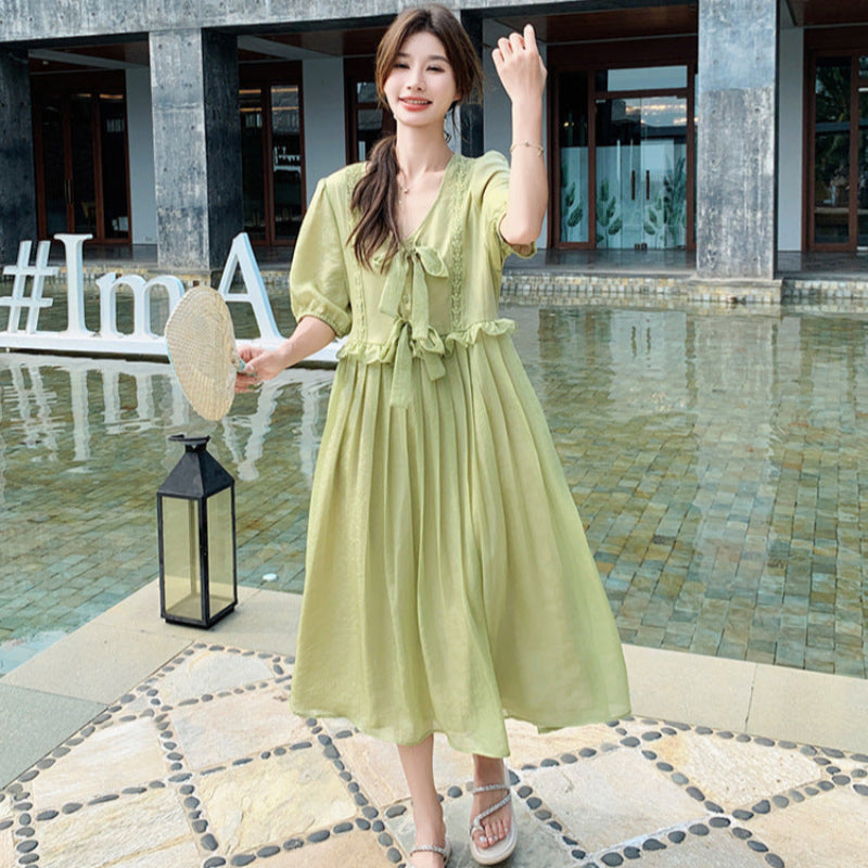 サイドフリルオーバーサイズワンピース