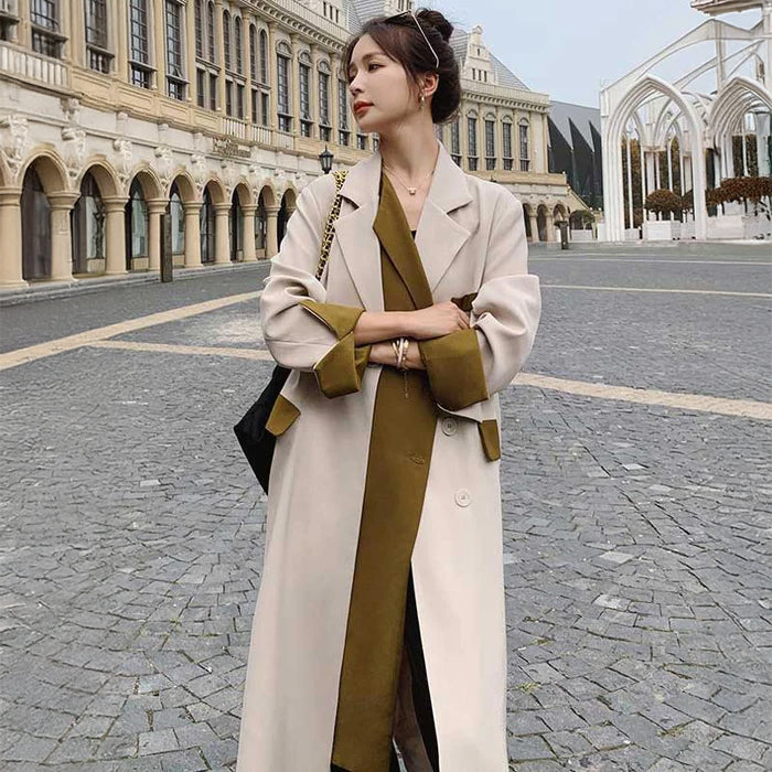 バイカラートレンチコート(2colors)