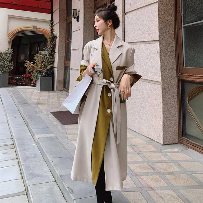 バイカラートレンチコート(2colors)