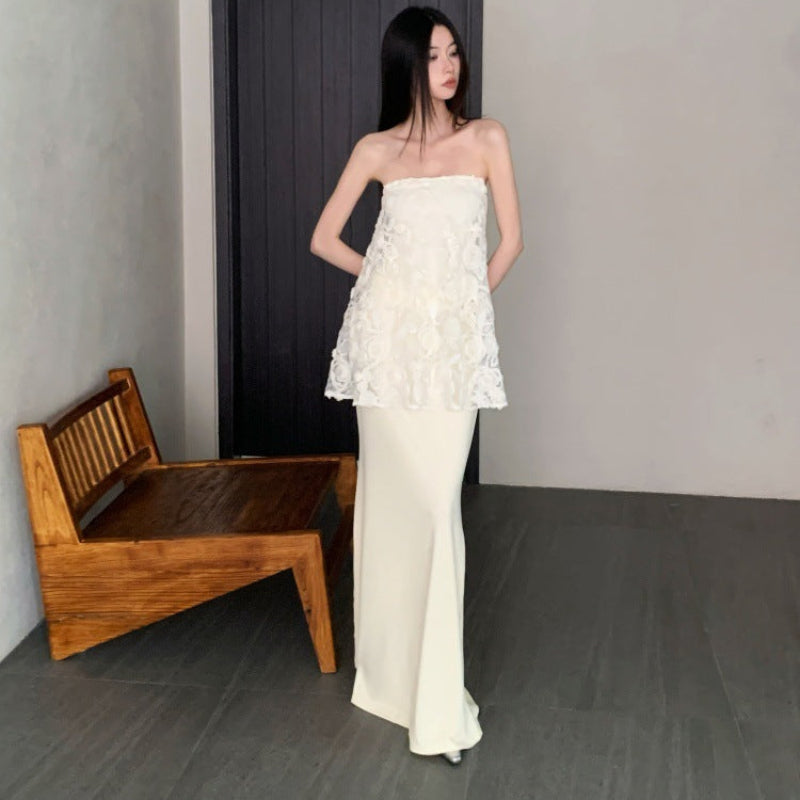 チューブトップス×ロングスカートセット