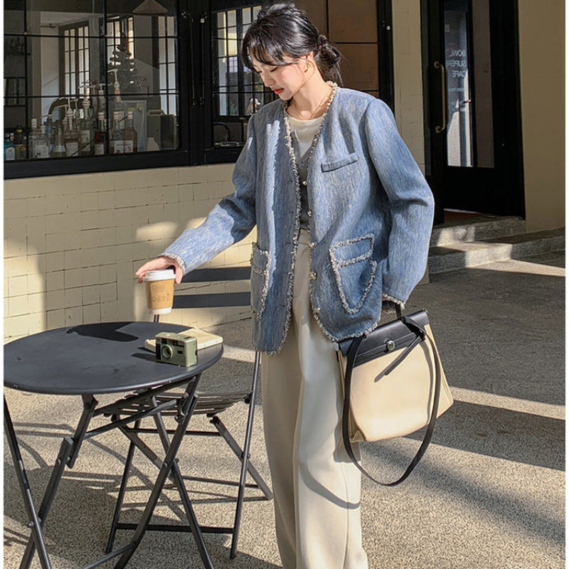 フリンジデザインブレザージャケット