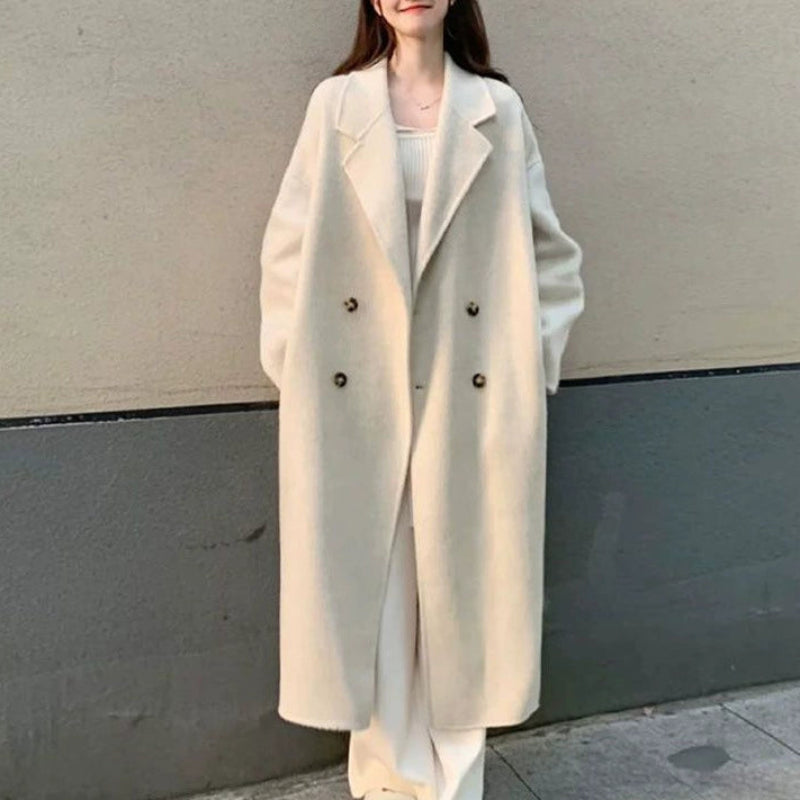 ウールブレンドロングコート(6colors)