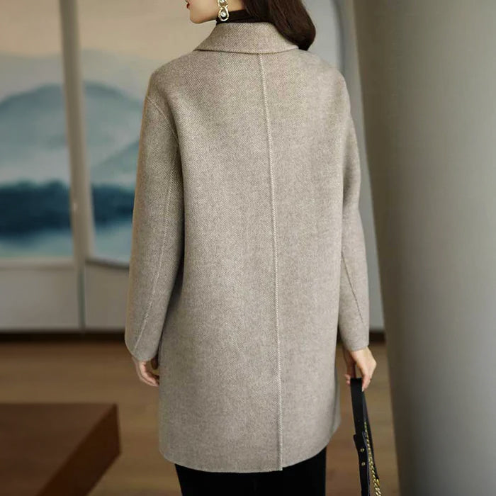 フラップポケット付きミドルコート(4colors)