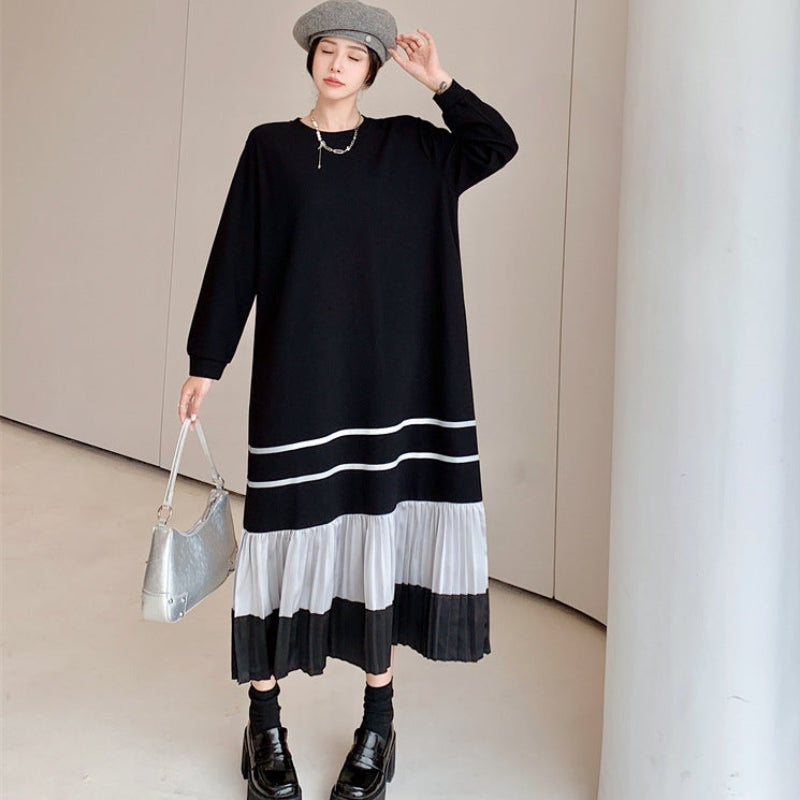 モードライン切り替えフリルワンピース