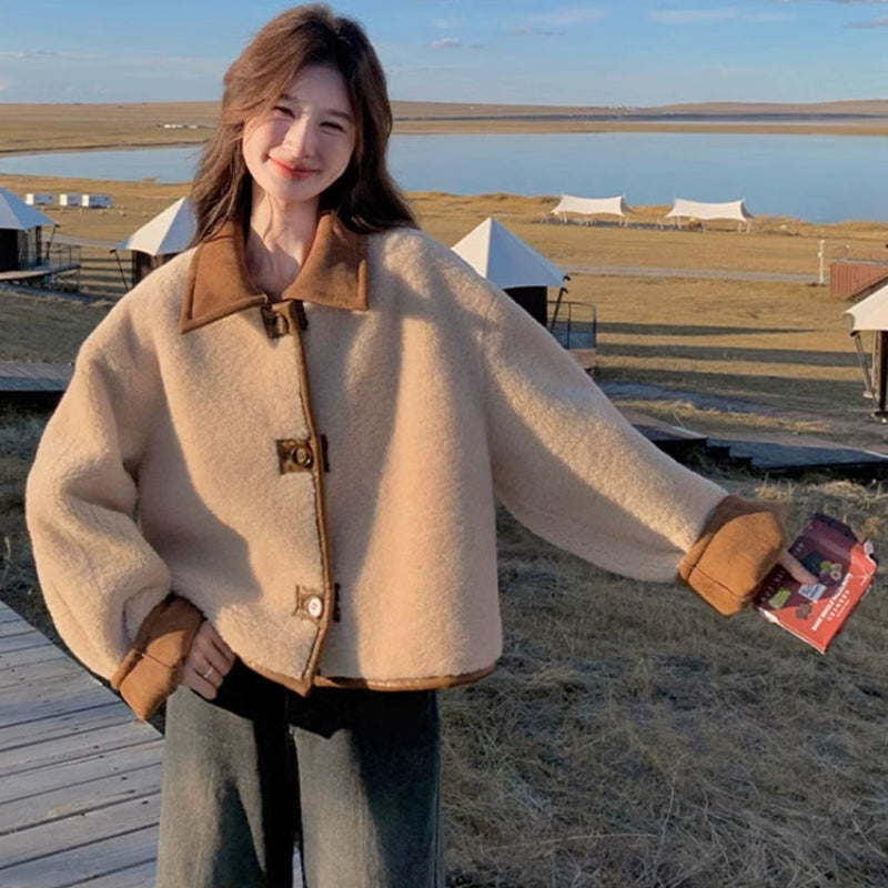 ボアブルゾンリバーシブルジャケット