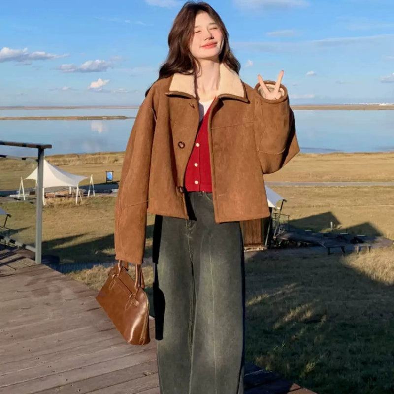 ボアブルゾンリバーシブルジャケット