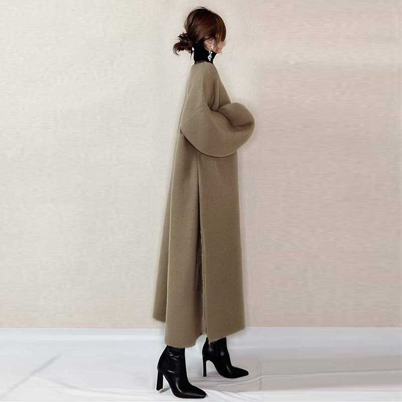 ボリューム袖メルトンコート(2colors)