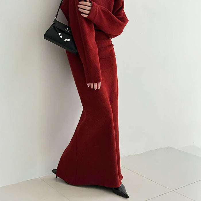 ウエストマークニットセットアップ(4colors)