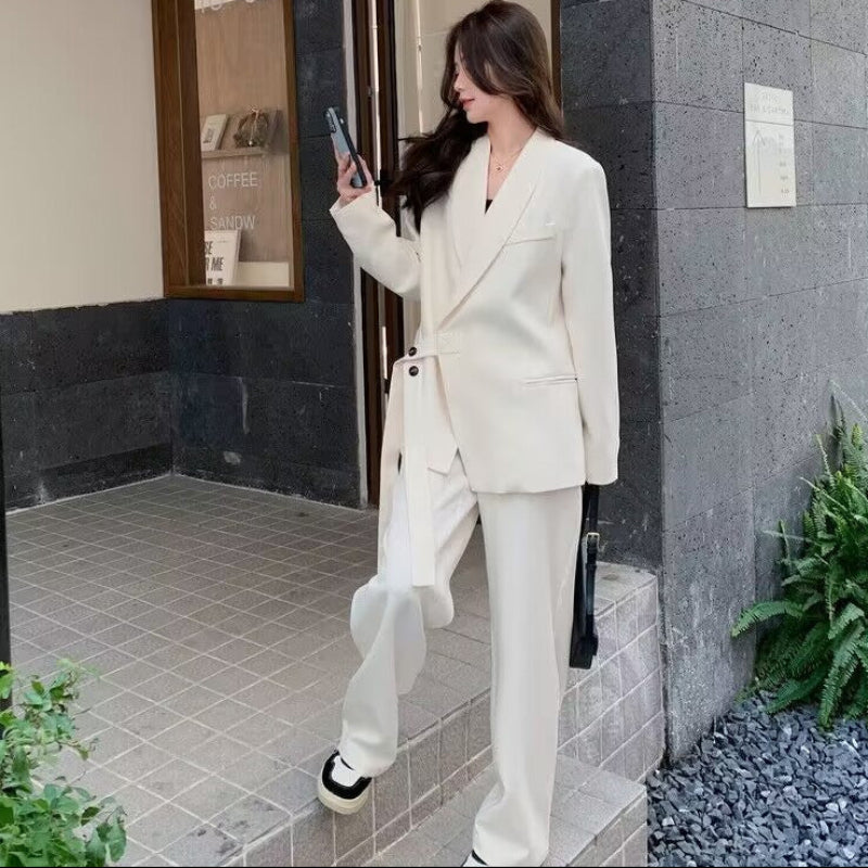 ショールカラーベルトデザインジャケット(4colors)