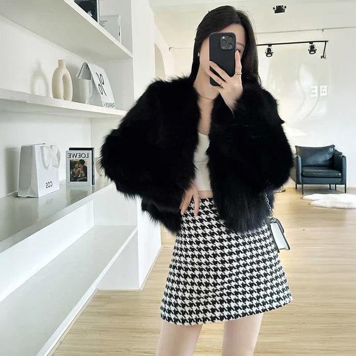 ロングシャギーショートコート(4colors)