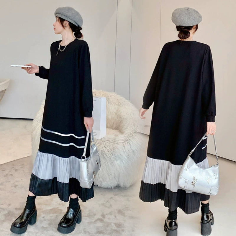 モードライン切り替えフリルワンピース