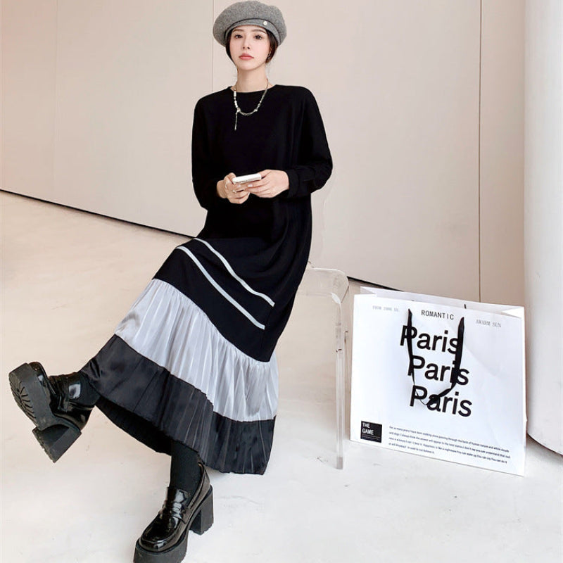 モードライン切り替えフリルワンピース