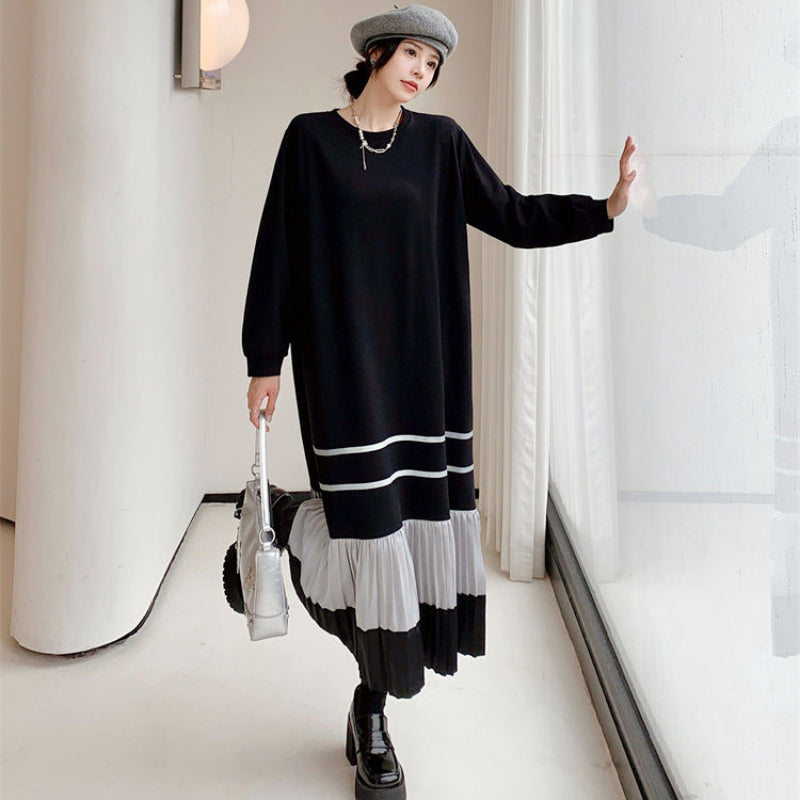 モードライン切り替えフリルワンピース