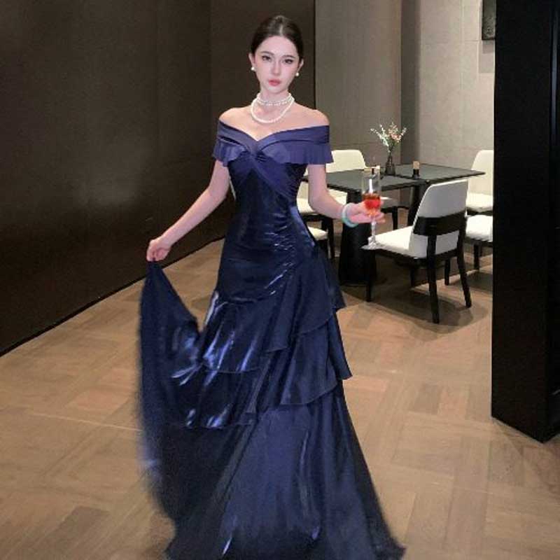 オフショルダーティアードワンピース(3colors)