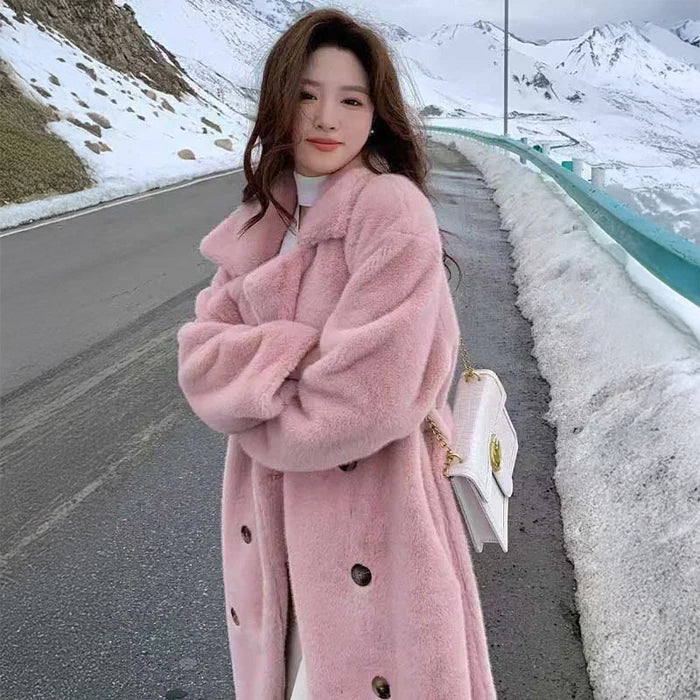 ロング丈ファーコート(3colors)