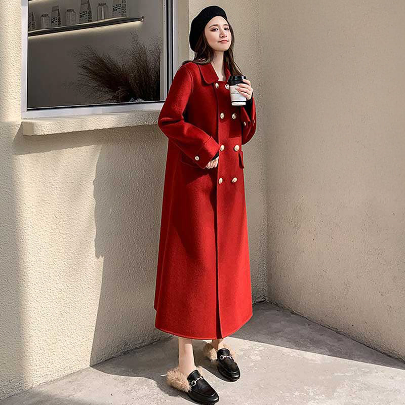 シネマティックダブルロングコート