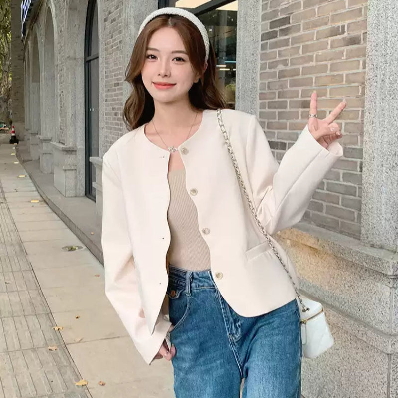 Y’s ワイズ 2017SS ノーカラージャケット アイボリー 白 ノーカラーホワイトジャケット(白)春/夏/秋 組み合わせ多彩な