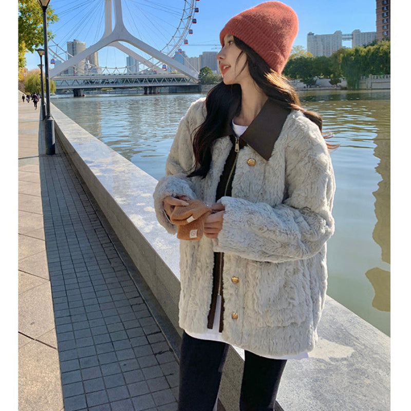 ブラウントリムファージャケット