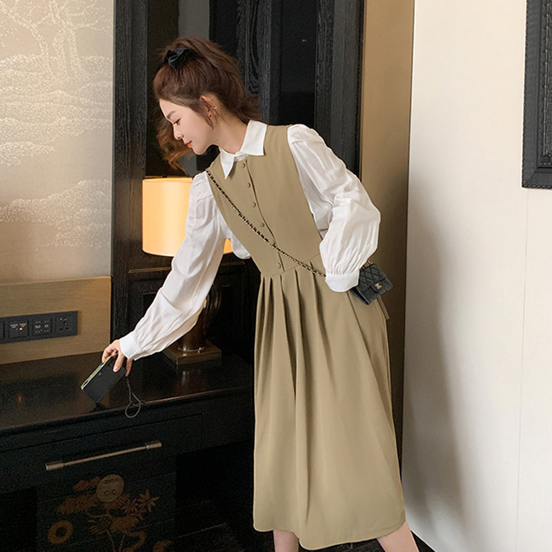 セットアップ風ワンピース