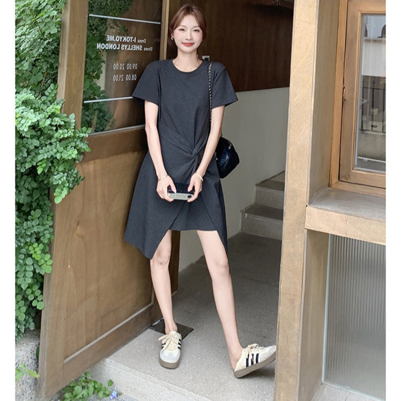 ツイストデザインＴシャツワンピース