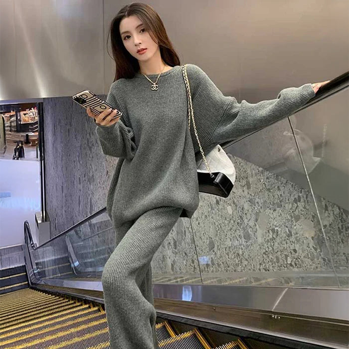 リブニットセットセットアップ