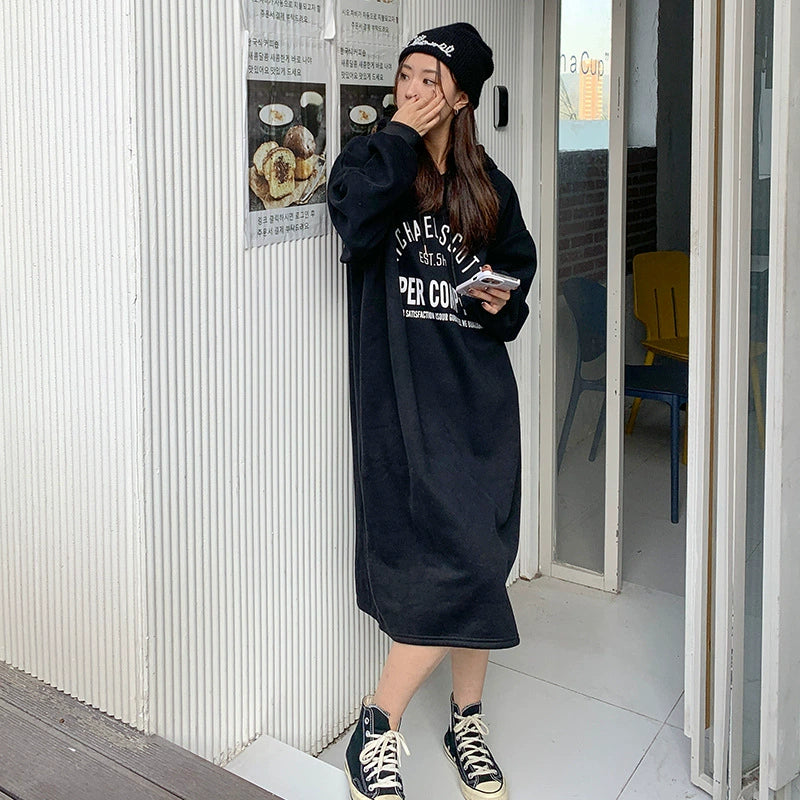 ビッグロゴパーカーワンピース(3colors)