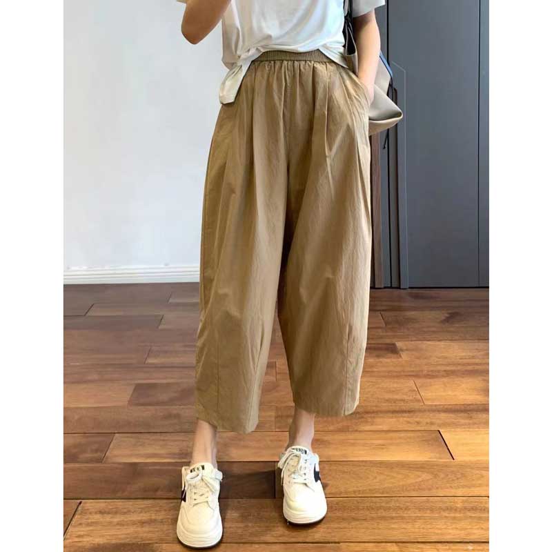 オーシバル、タックパンツ、ベージュ、美品、ビショップ