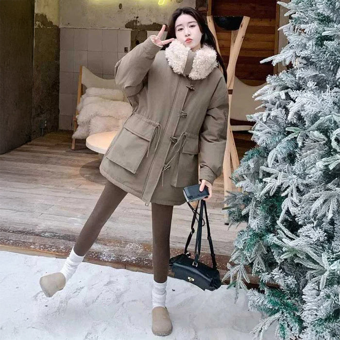 ビックカラー中綿ダッフルコート(2colors)