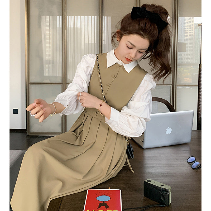 セットアップ風ワンピース