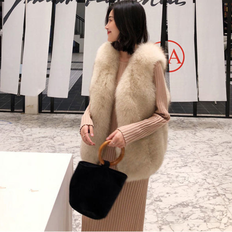 ボリュームエコファーベスト(4colors)
