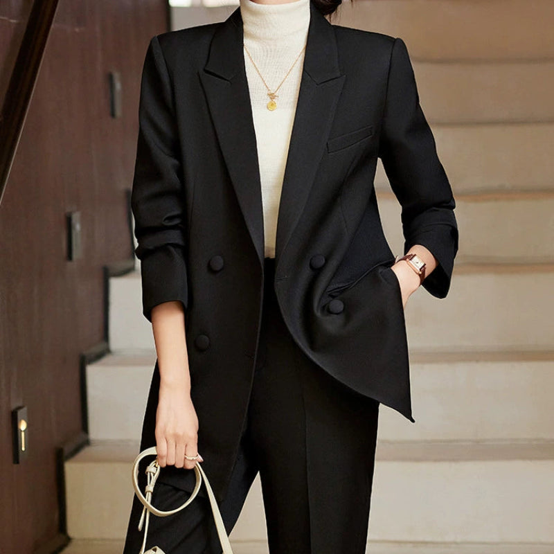 ダブルジャケットパンツスーツ(3colors)