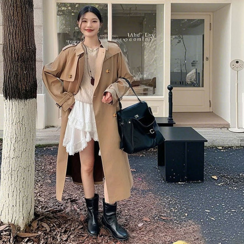 ラペルカラートレンチコート(3colors)