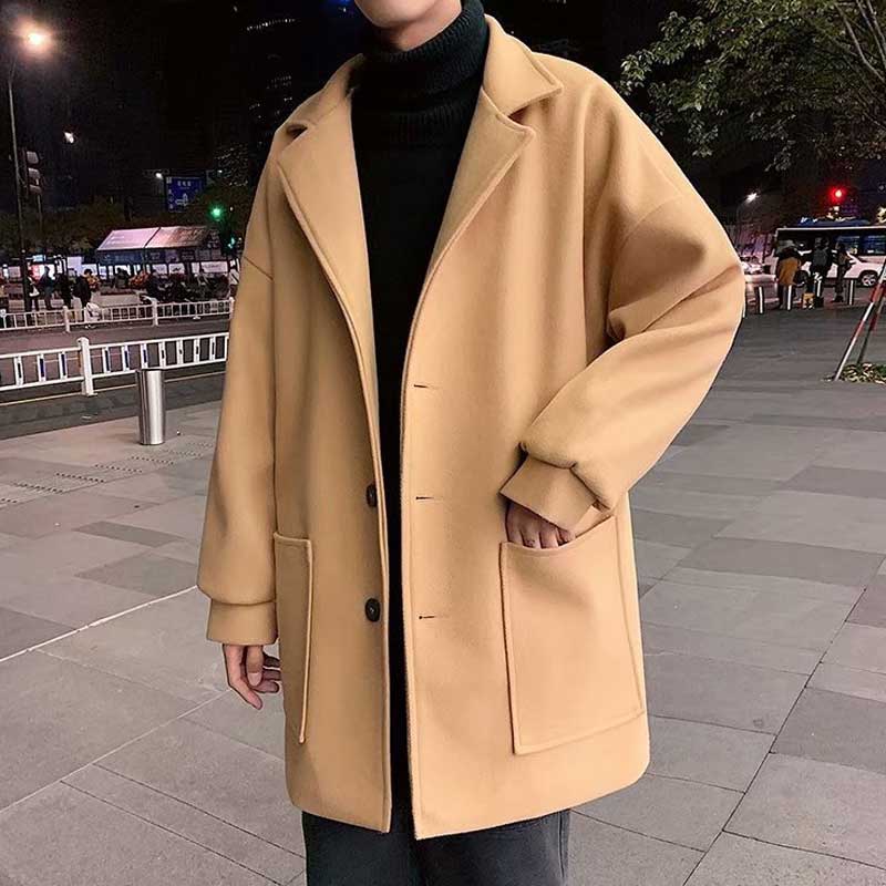 ドロップショルダーメルトンコート(4colors)