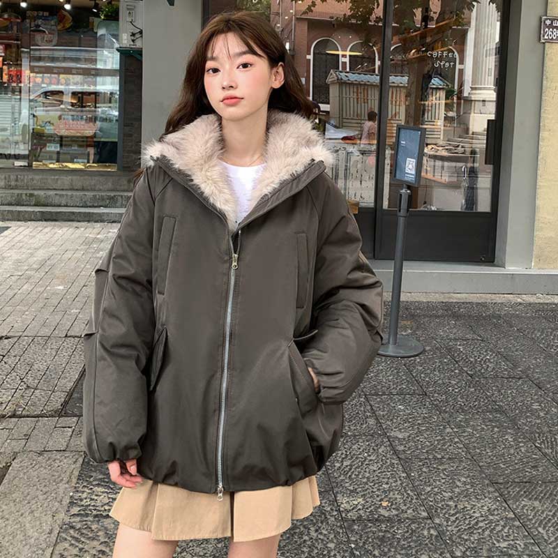 ファー裏パディングブルゾン(3colors)