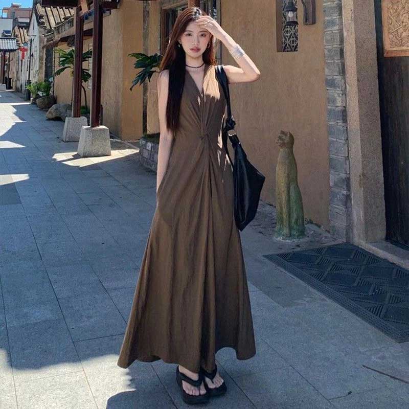 ツイストドレープワンピース